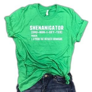 Shenanigator Green Unisex St Patrick's Day Shirt